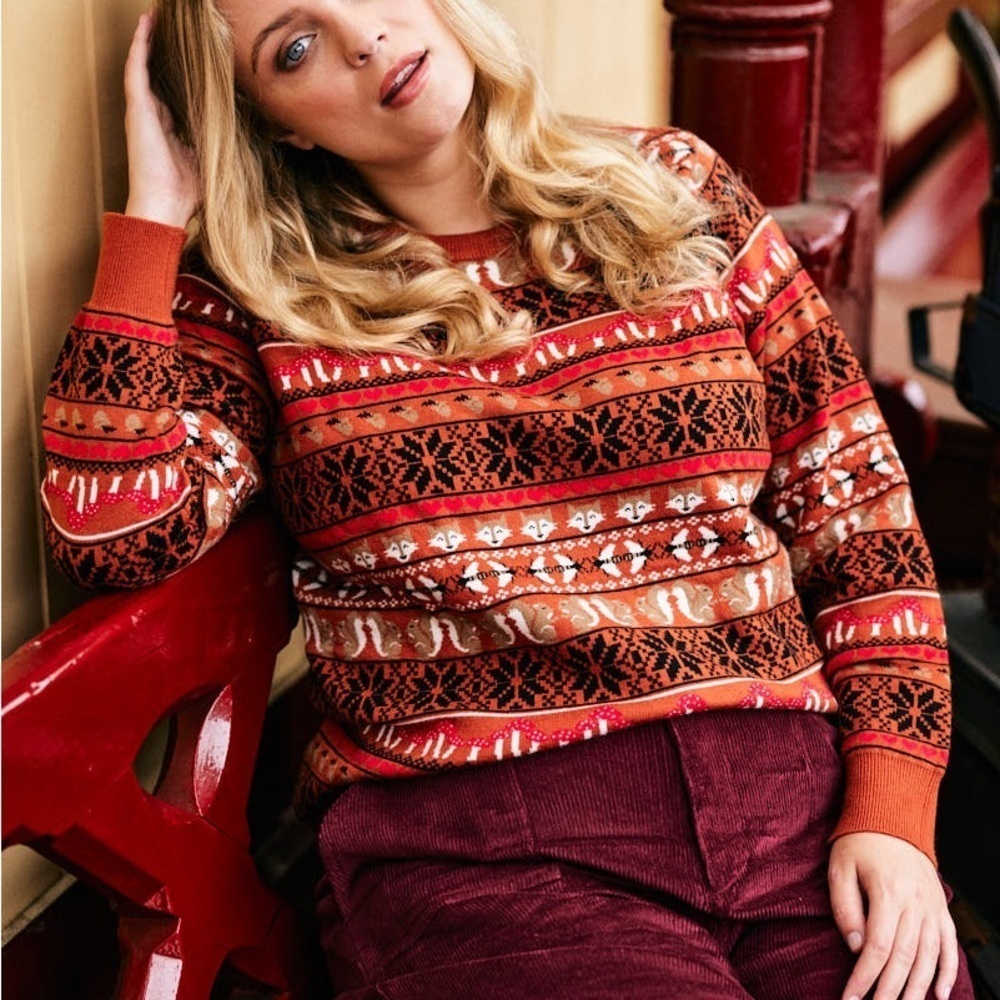 Joanie Henry Woodland Fair Isle Jumper